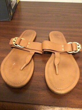 Tory Burch Thong flats leather SZ 9.5